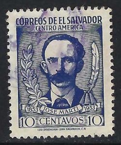 El Salvador 633 VFU MARTI Z1938-4