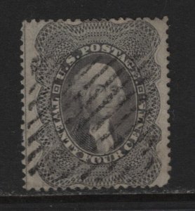 37 VF+ used neat grid cancel with nice color cv $ 400 ! see pic !