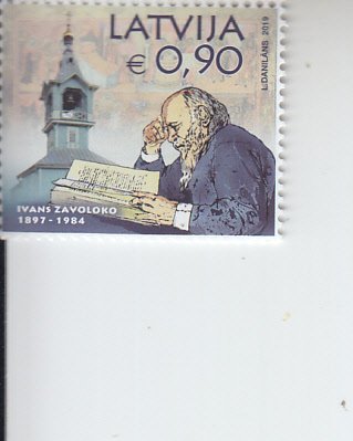 2019 Latvia Ivan Zavoloko Old Belief (Scott 1033) MNH