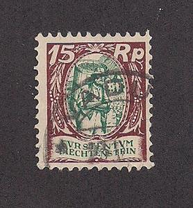 LIECHTENSTEIN SC# 77 F-VF U 1928