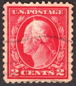 1917, US 2c, Washington, Used, Well-Centered, Sc 499