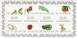 New Zealand 2412  2012  s/s  vf mint nh