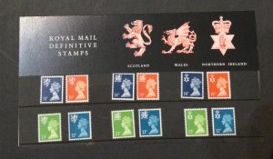 1988 GB Regional Definitive Presentation Pack No. 17. MNH