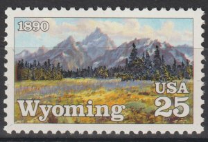 U.S.  Scott# 2444 1990 XF/SUP MNH Wyoming Statehood