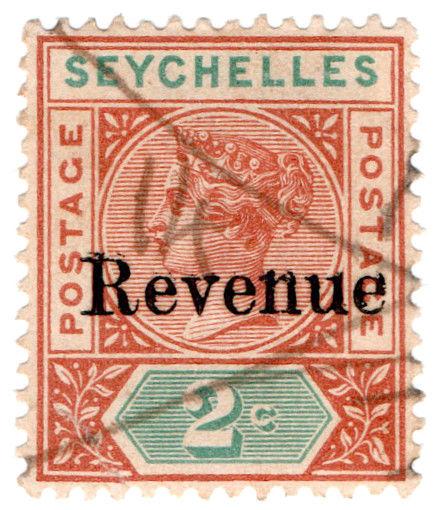 (I.B) Seychelles Revenue : Internal Revenue 2c (1902)