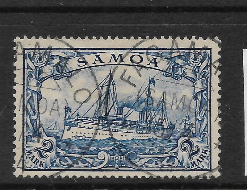 SAMOA  GERMAN 1901  2m   YACHT   FU   Sc 68