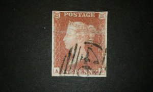  Great Britain #3 used clean cancel 4 margins e204 8611