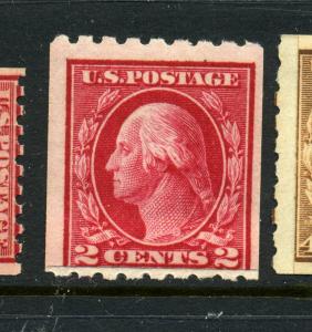 Scott #411  Washington Paste-Up w/PLATE MInt NH (Stock #411-5) 