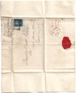 1852 Glasgow to Edinburgh, Scotland solo Sc #4 (65749)