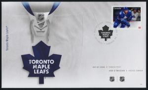 Canada 2676 on FDC NHL - Toronto Maple Leafs, Hockey, Sports