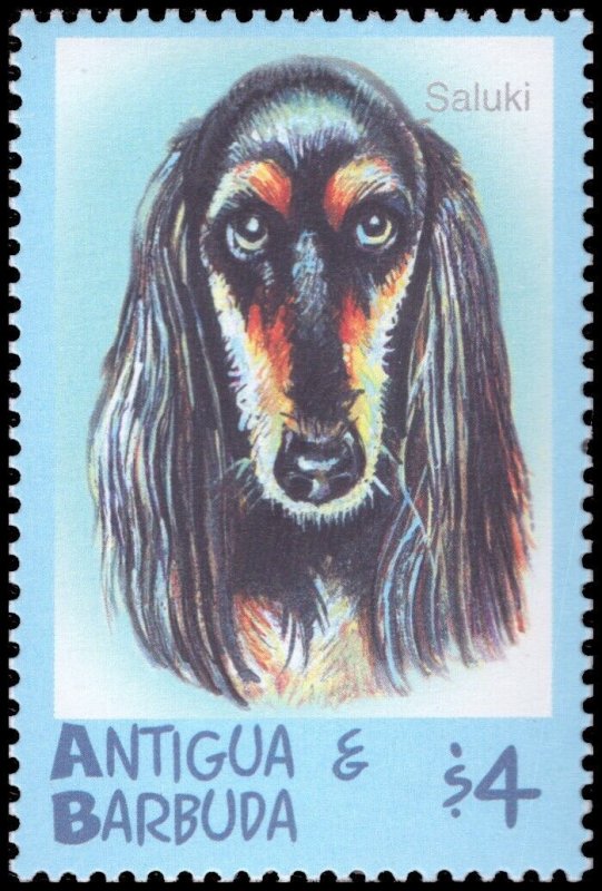 Antigua & Barbuda 2000 Sc 2354-2357 Dog Boxer Malamute Pointer Saluki CV $5.50