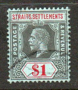 Straits Settlements #165 Wmk CA Multiple Used cv$9.75 C107