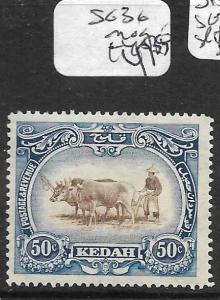 MALAYA KEDAH (P2311B) 50C  COW  SG36  MOG