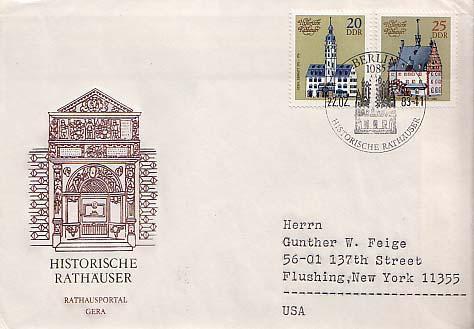 Germany D.D.R., First Day Cover