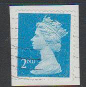 GB QE II Machin SG U2963 - 2nd brt blue -  M11L - Source  T 