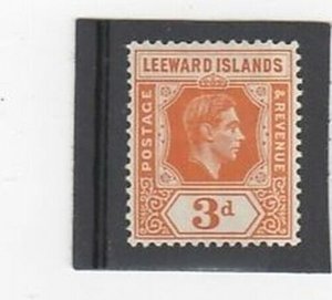 Leeward Islands 1938-51 3d orange MM 