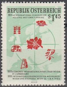 Austria #612  F-VF Unused CV $3.25