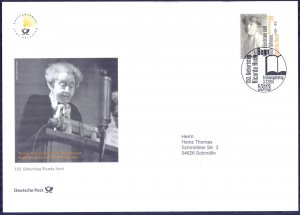 Germany 2014 Ricarda Huch Writer Mi. 3093 FDC