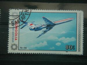 MONGOLIA, 1984, used 80m, TU-154 Scott C178