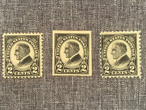 US Stamps - SC# 610 - 612 - MNH - Harding - Catalog Value $42.50