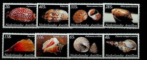 NETHERLANDS ANTILLES Sc 1190-97 NH ISSUE OF 2008 - SEA SHELLS - (JS23)