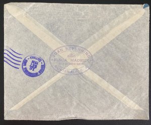 1936 San Antonio Guatemala Bisect Stamps Airmail Cover To Berlin Germany