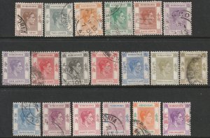 Hong Kong Sc 154-163B,164A partial set mostly used