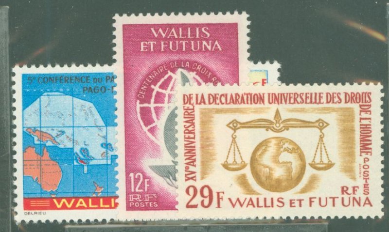 Wallis & Futuna Islands #158/165-166  Single (Complete Set)