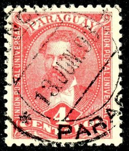 Paraguay, Scott #35, Used, with SOTN cancel