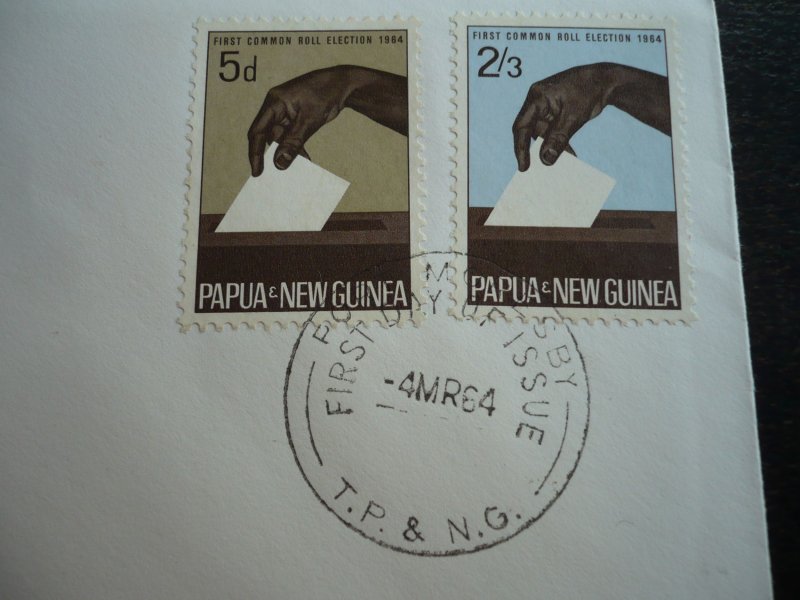 Postal History - Papua New Guinea - Scott# 182-183 - First Day Cover