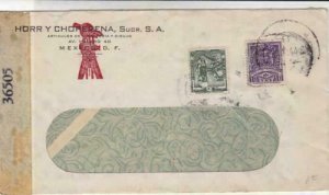 mexico 1944 exaimined by   stamps cover ref r19650