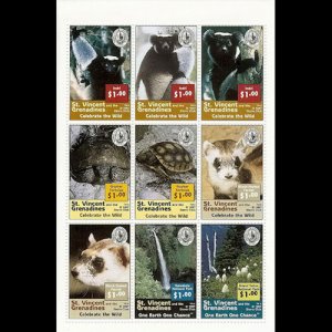 ST.VINCENT 1997 - Scott# 2479 Sheet-Wildlife NH