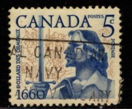 Canada - #390 Battle of Long Sault  - Used