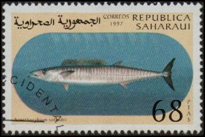 Sahara Republic Col: SW 1997 07/04 -Cto- 68p Acanthosybium zoolandes Fish (1997)
