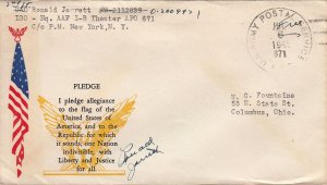 United States A.P.O.'s Soldier's Free Mail 1945 U.S. Army Postal Service, 4 B...