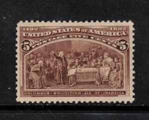 USA #234 Extra Fine Never Hinged Gem