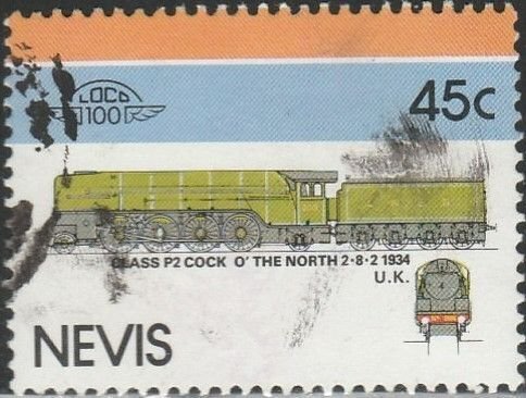 Nevis,  #197a Used From 1983-86