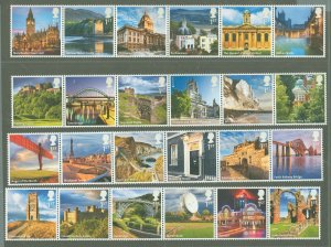 Great Britain #2947-2972 Mint (NH) Single (Complete Set)