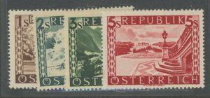 Austria #496-499 Mint (NH)