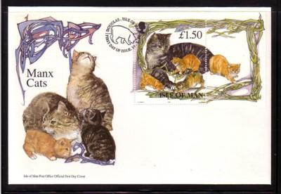 Isle of Man Sc 676a 1996 Cat stamp sheet FDC