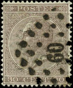 Belgium Scott #20 Used