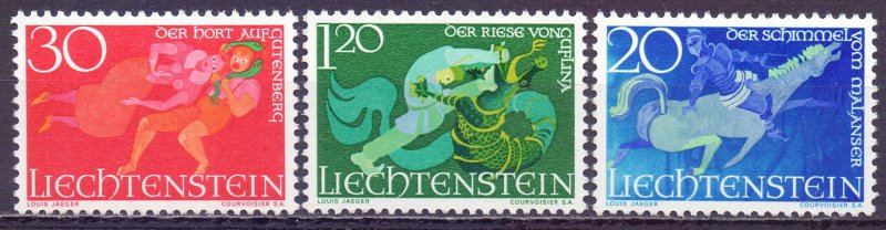 Liechtenstein. 1967. 497-99. fairy tales. MNH.