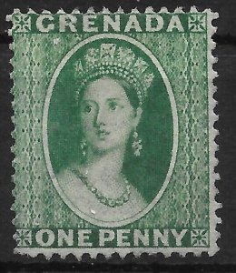 GRENADA SG14 1875 1d GREEN MTD MINT