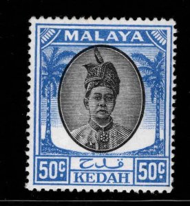 MALAYA Kedah Scott 78 MH* stamp