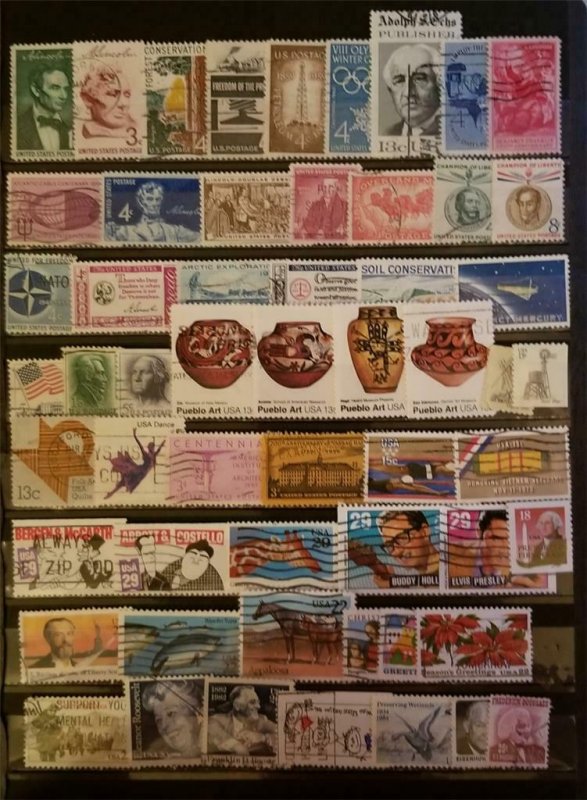 US USED Postage Stamp Lot F863