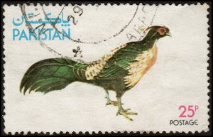 Pakistan 483 - Used - 25p Kalij Pheasant (1979) (cv $1.00)