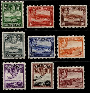 Antigua #84-92 KGVI Definitive Short Set MLH CV$36.00