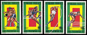 Togo C481-C484, MNH, Pre-Olympic Year for Los Angeles Games