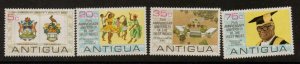 ANTIGUA SG376/9 1974 25TH ANNIV OF WEST INDIES MNH 