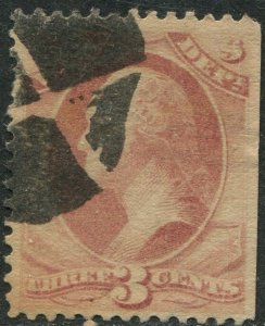 O116  3c  War Dept Used